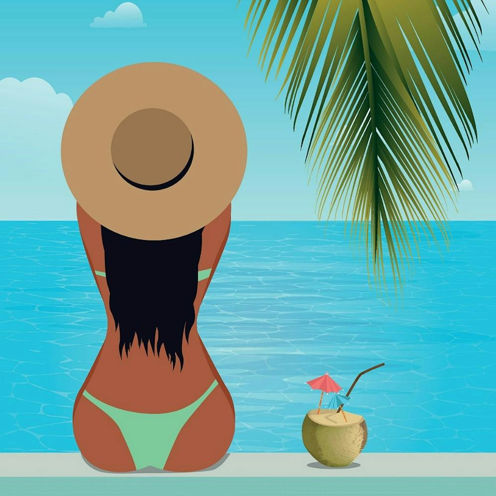 Woman In A Bikini