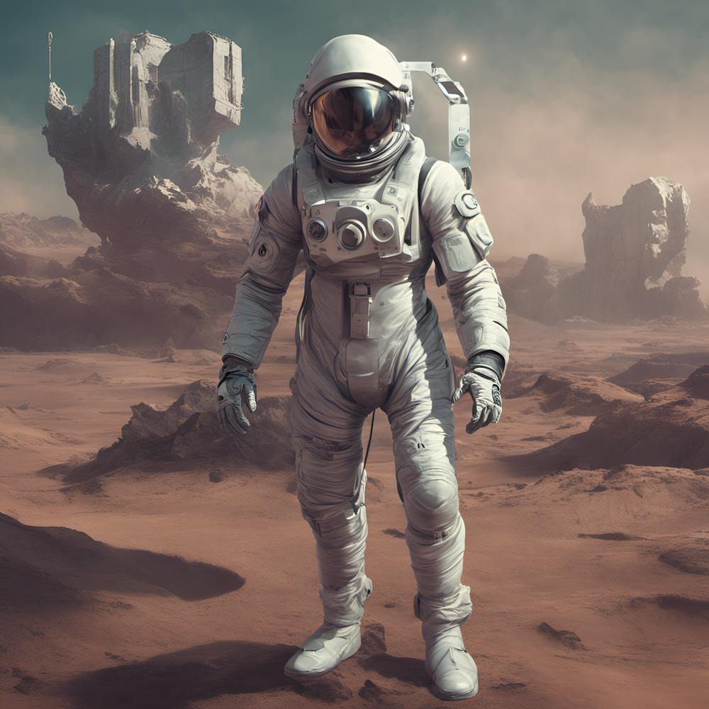 Spaceman On Mars