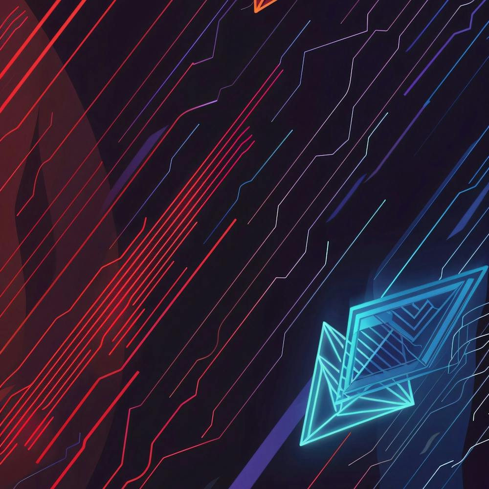 Neon Abstrakte Kunst