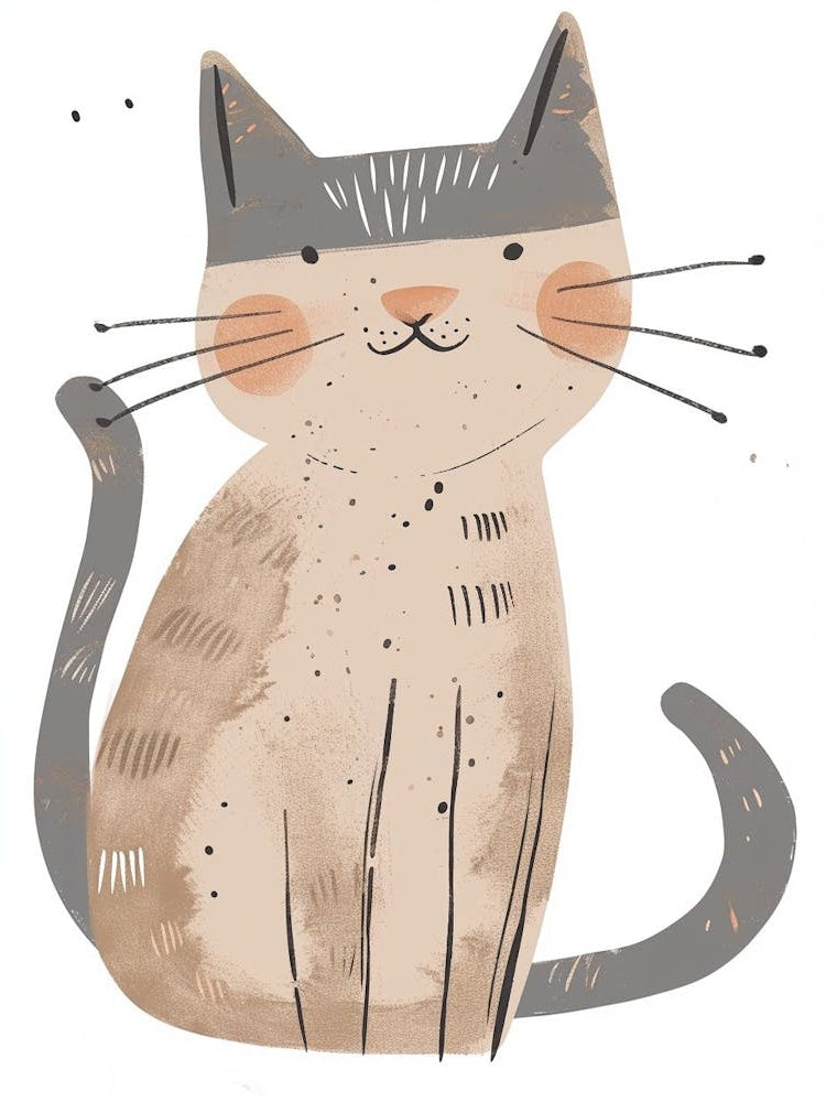 Ragapur Cat Clipart Illustration 2