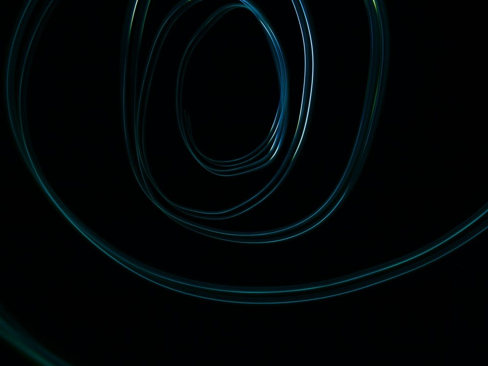 Glowing Abstract Curved Lines 5