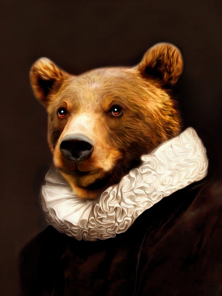 Dutch Master Bruin The Kind Bear Pet Portraits