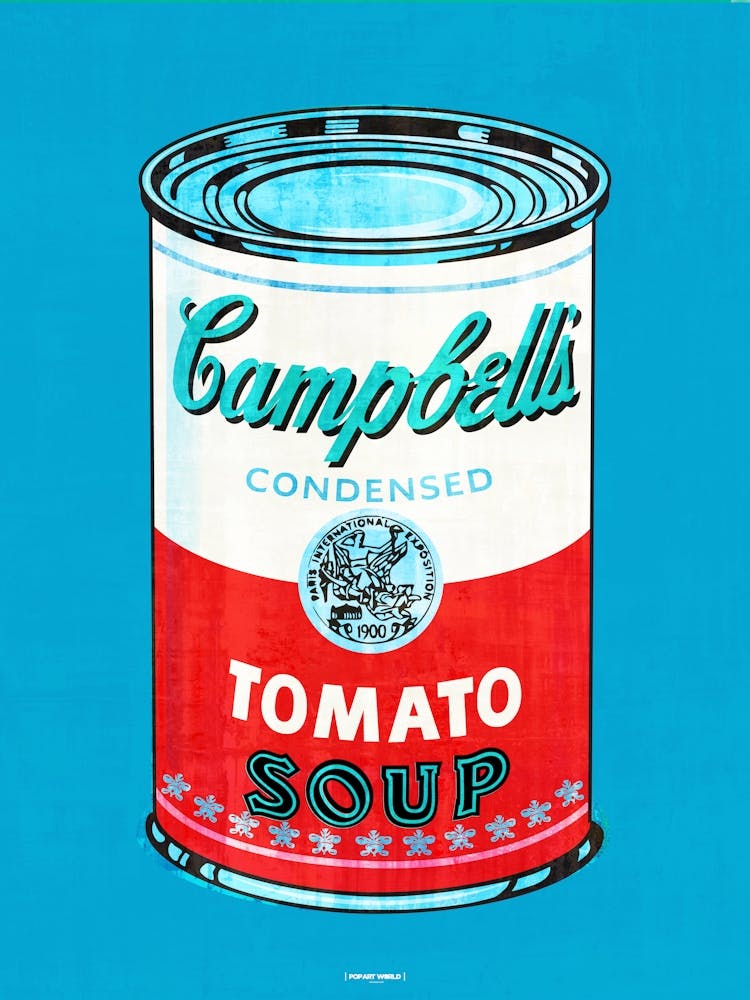 Blues Soup | Soupes Style Warhol | Monde du Pop Art 2025