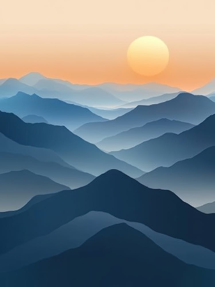 Sunset In The Mountains 18