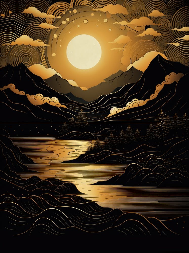 Sunset In The Mountains 25