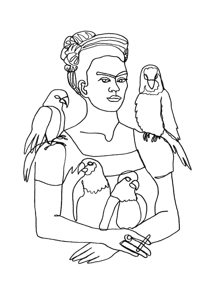 Frida And Birds
