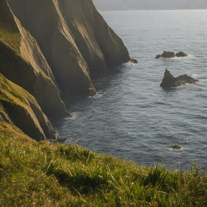 Cliffs On The Coast
