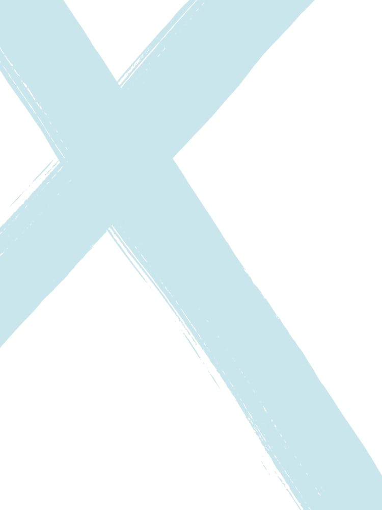 Abstract Blue Cross