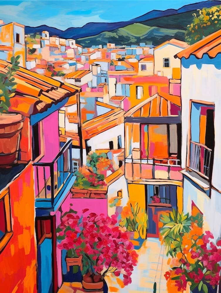 Malaga Spain 2 Fauvist Painting