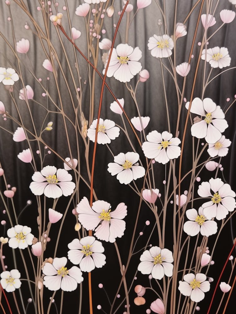 Flower Illustration Gypsophila Babys Breath 7