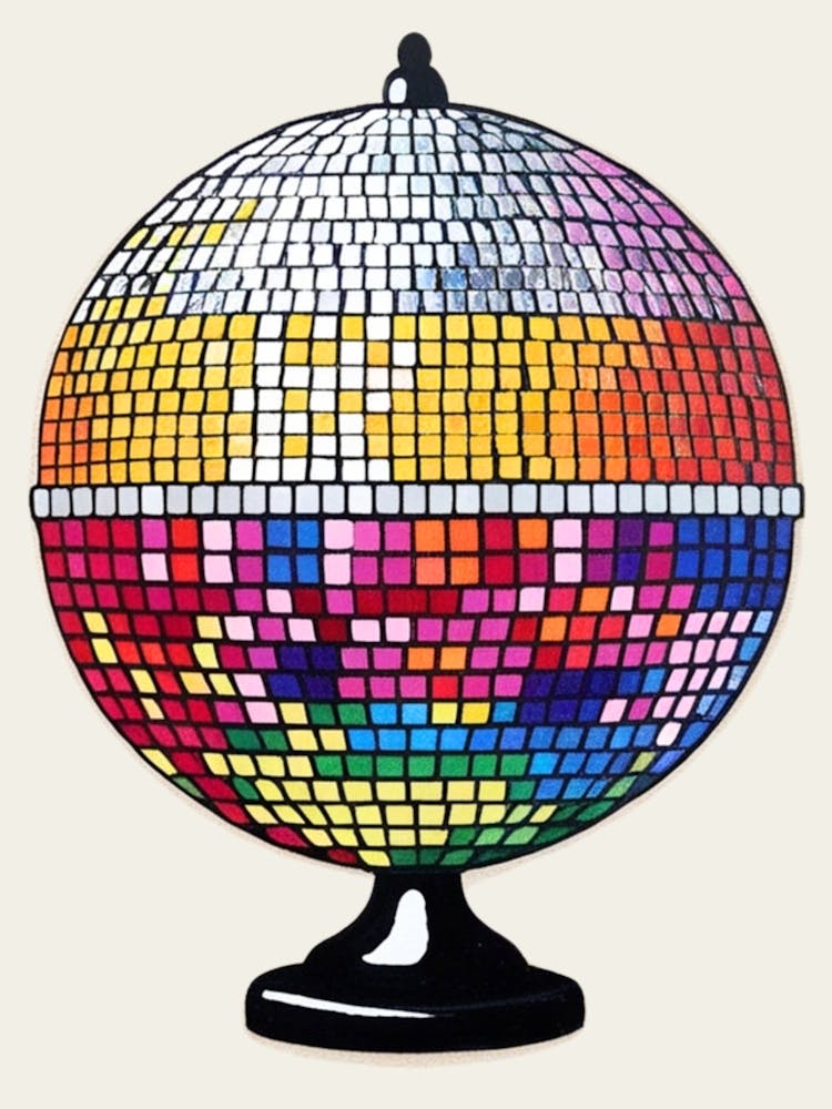 Mosaik-Globus 1