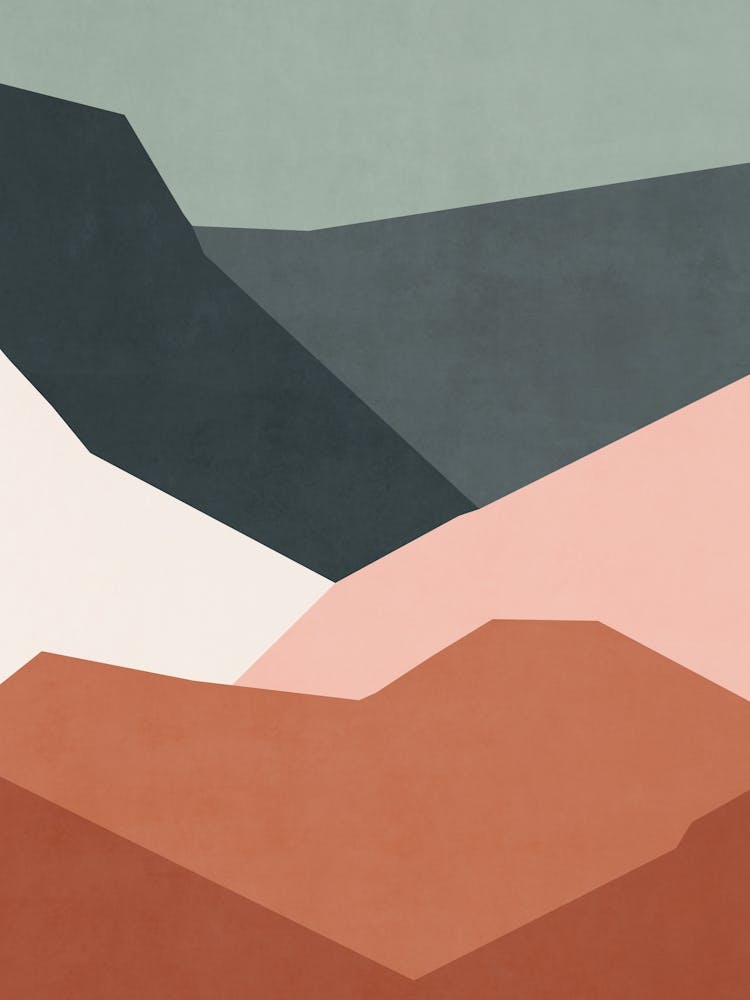 Abstract Landscape - Terracotta