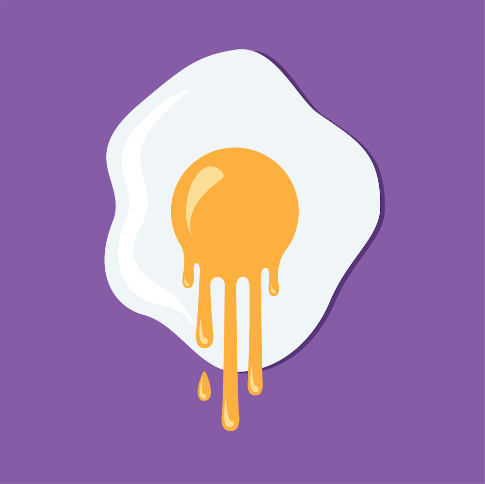 Runny Egg Purple