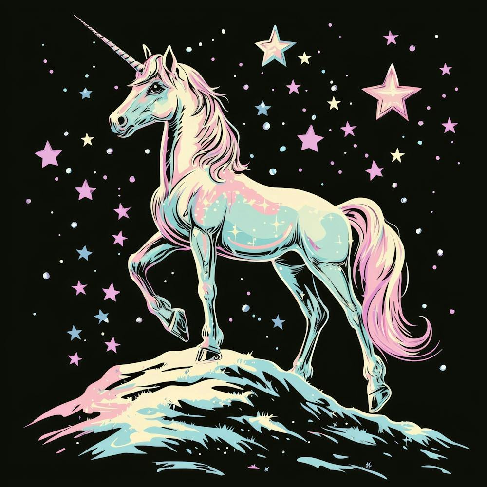 Unicorn In The Night Sky 2