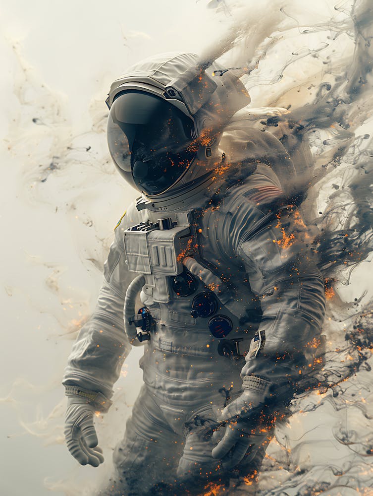 Fantasy Whimsical Astronaut 6