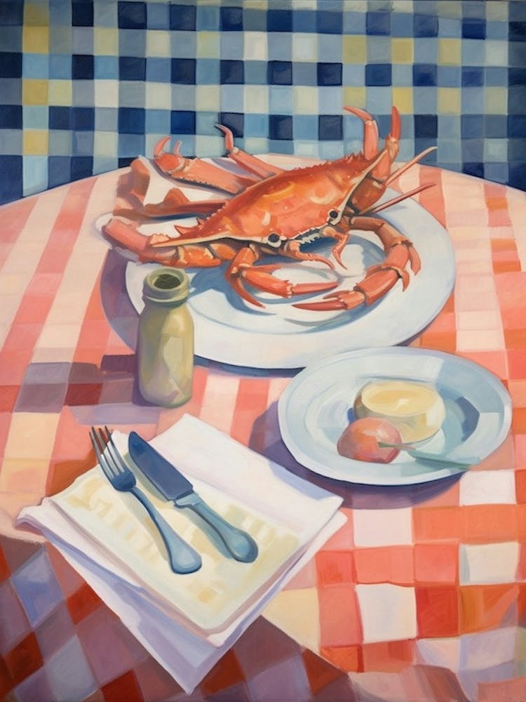 Snow Crab 2 Still Life Painting