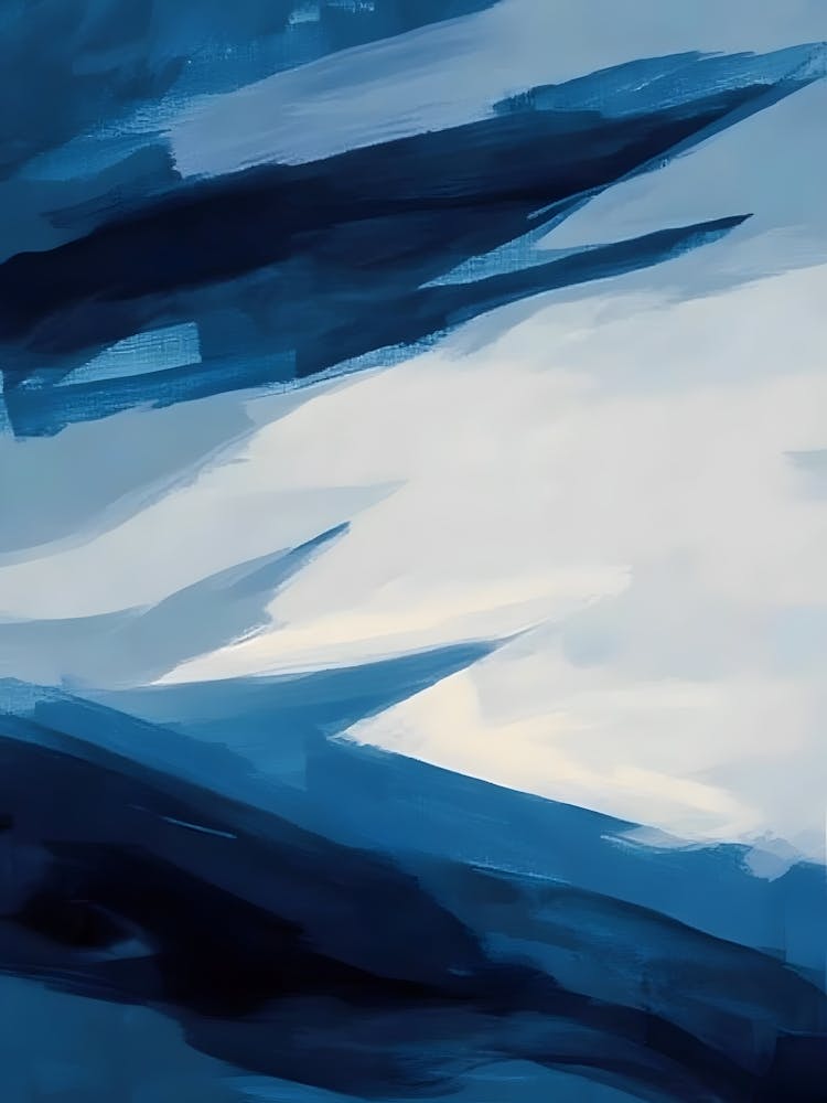 Abstract Blue Painting 1