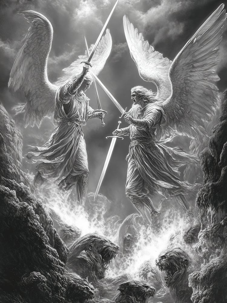 Angels Fighting