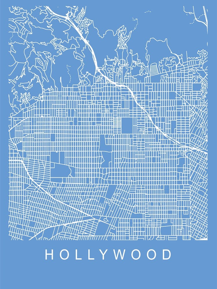 Hollywood Map Blueprint