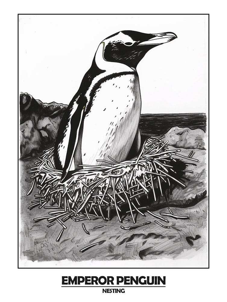 Penguin Nesting Poster 5