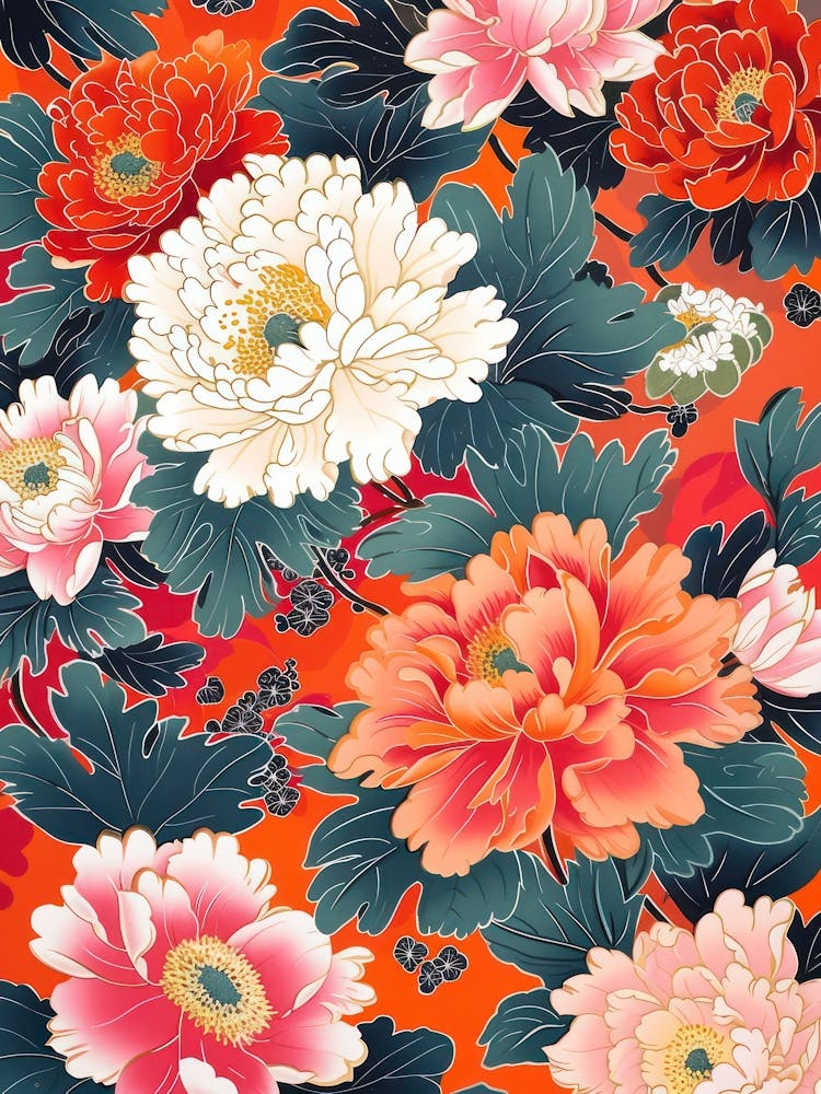 Great Japan Hokusai Japanese Botanical 4