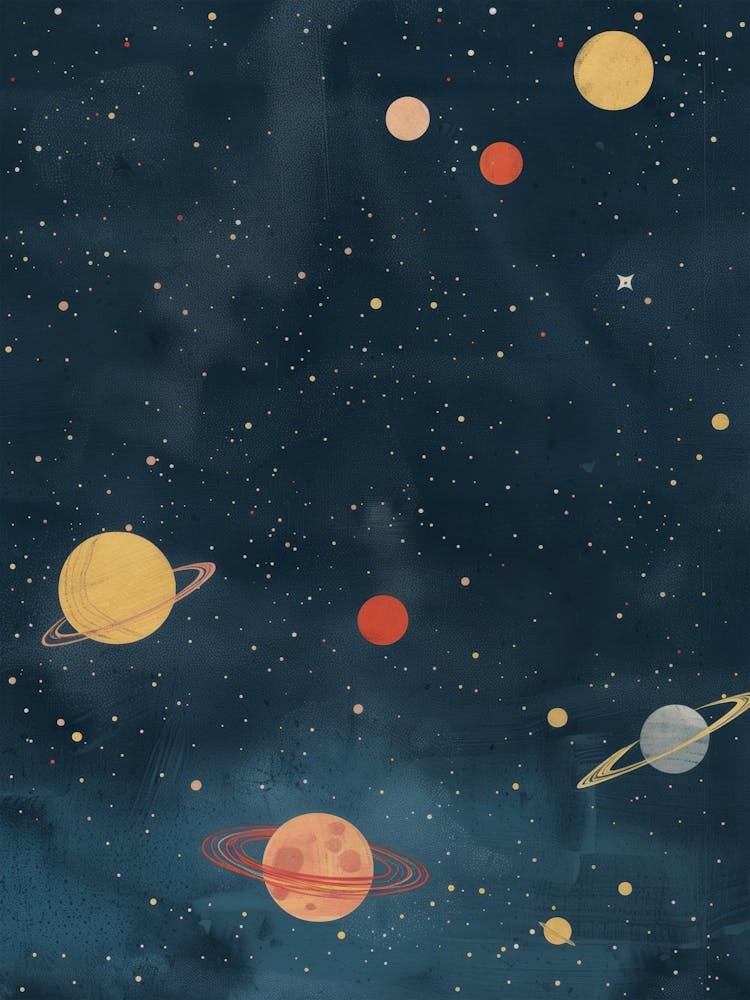 Boho Nursery 16 Planets