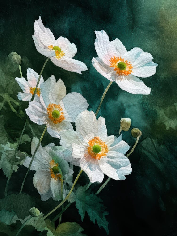 White Anemones 8