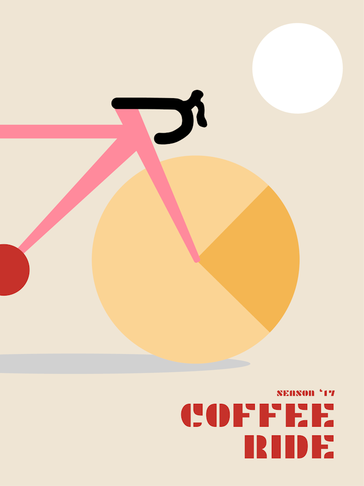 Coffee Ride I - Pink
