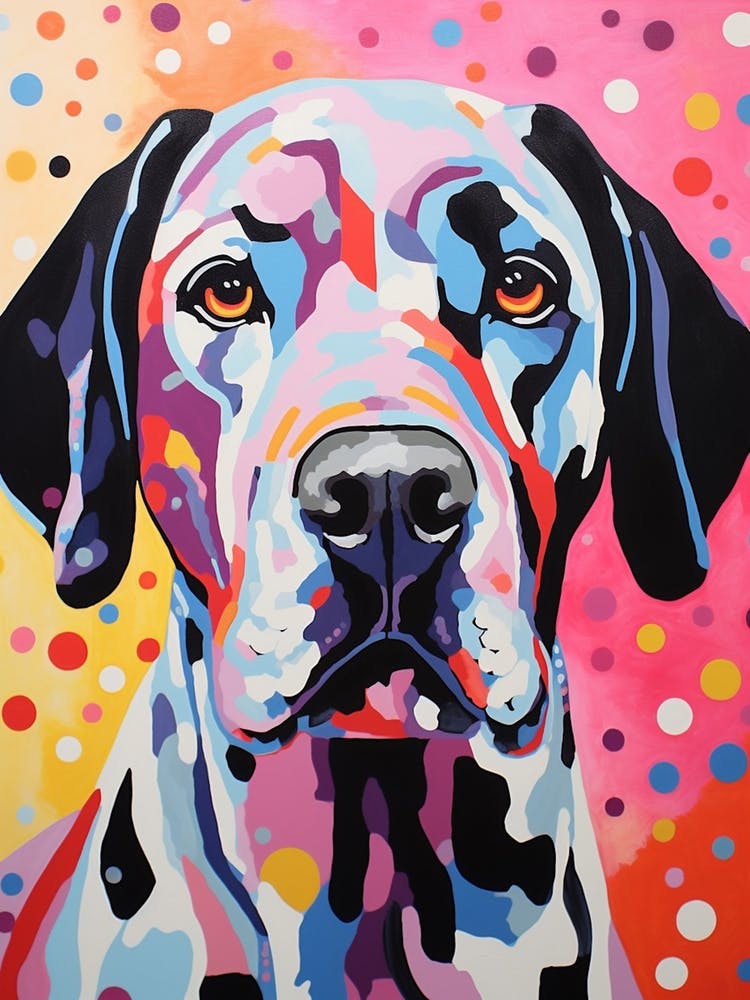 Pop Art Paint Dog 4