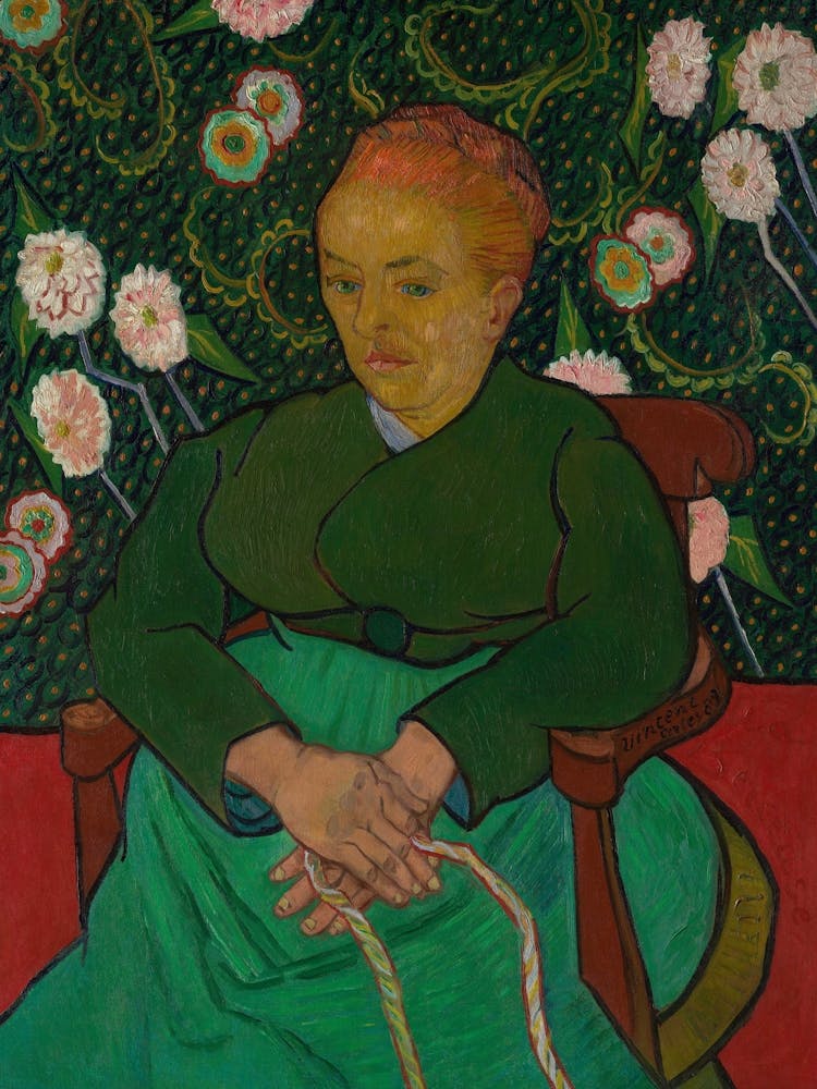 Woman In A Green Dress