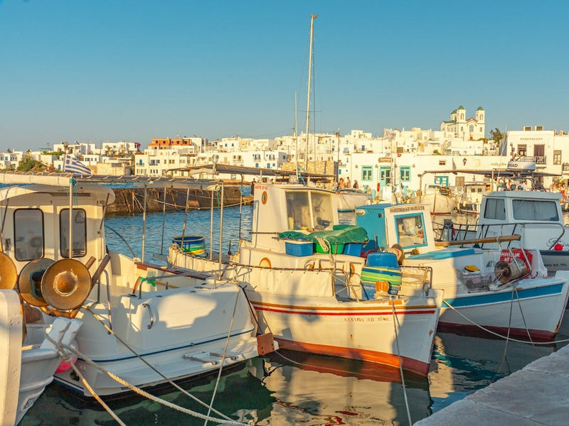 Greek Island Fishing Port