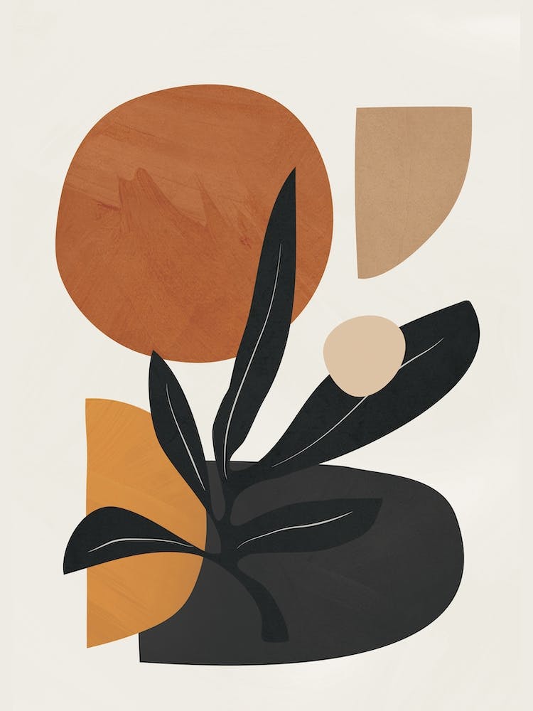 Modern Minimal Abstract Art Shapes 2