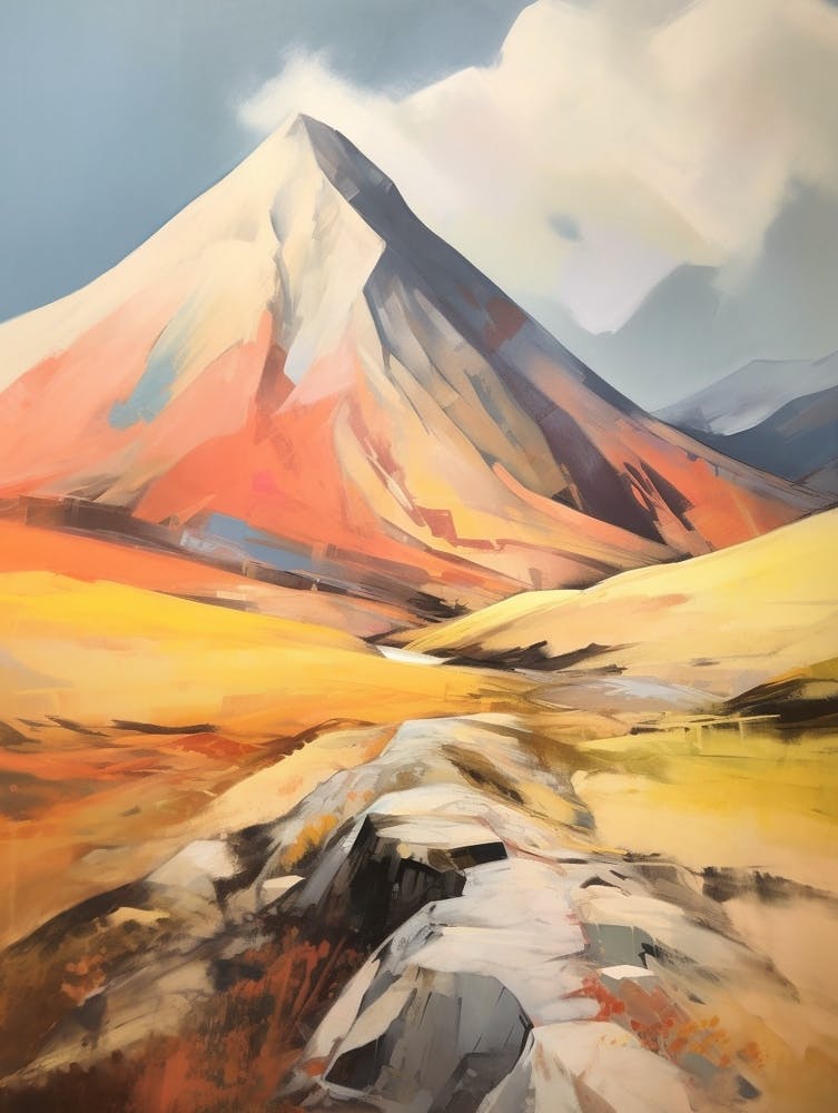 Mount Bierstadt Usa 3 Mountain Painting