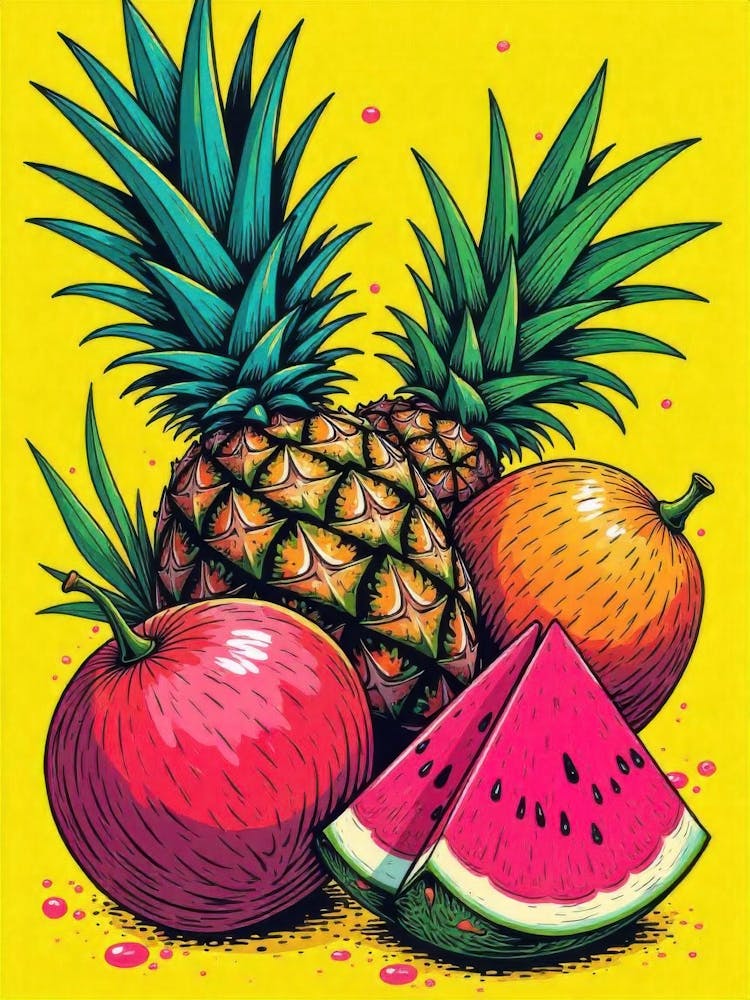 Pineapples And Watermelon