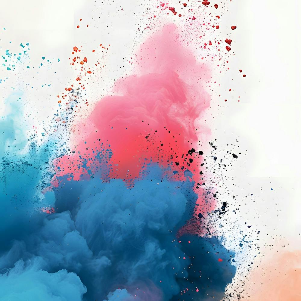 Color Explosion Colorful Smoke Holi