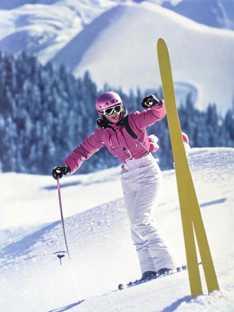 Jackson Hole, Usa Glamour Ski Skiing Poster