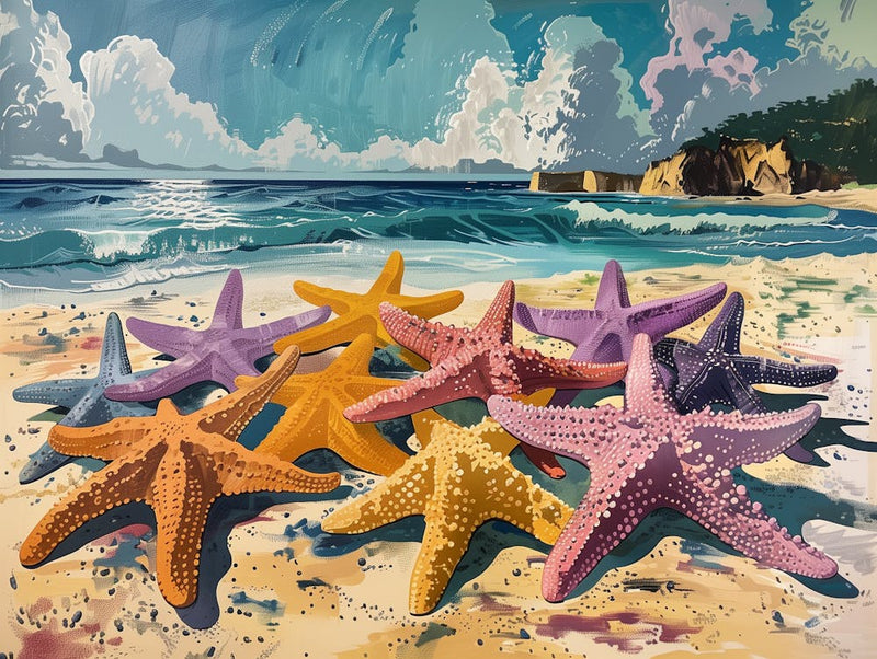 Starfish On The Beach 2