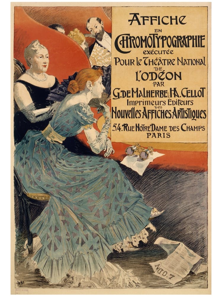 Affiche En Chromotypographie