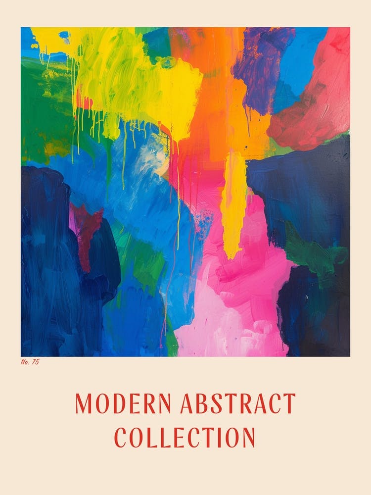 Modern Abstract Collection Poster 75