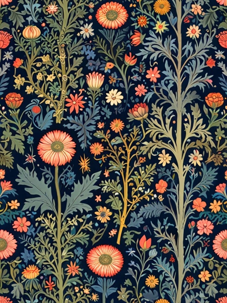 William Morris Floral Pattern 6