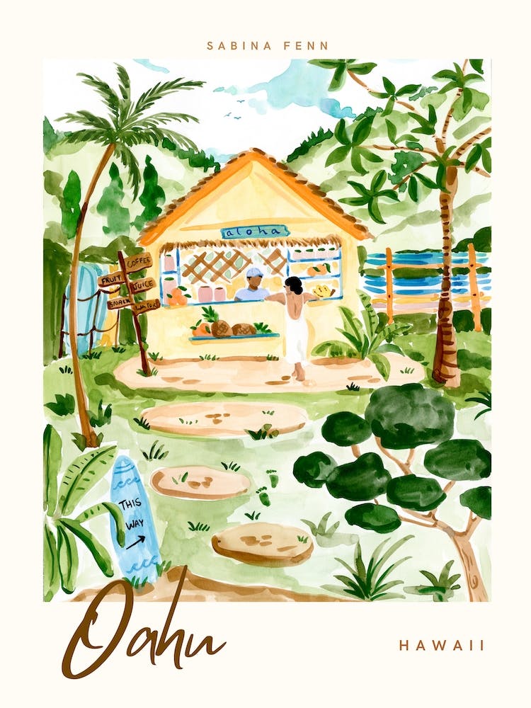 Oahu by Sabina Fenn
