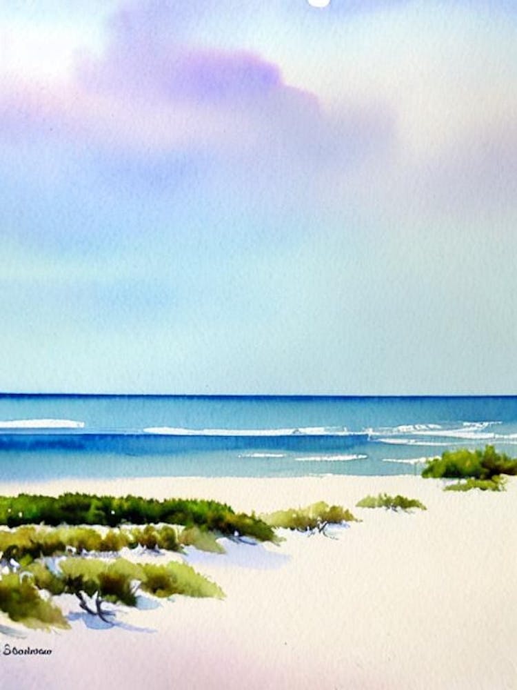 Myrtle Beach 3, South Carolina Watercolour