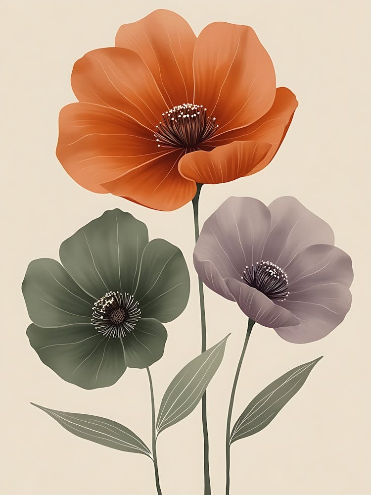 Aesthetic Nature Wall Art | Delicate Floral Designs for Peaceful Interiors
