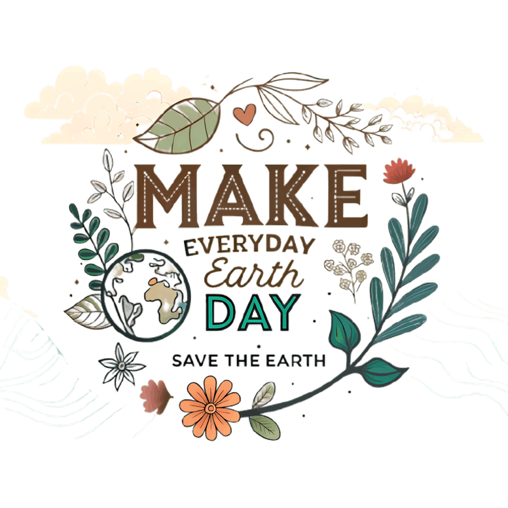 Tinywow Make Everyday Earth Day Save The Earth Boho Gra 77179959 Removebg Preview