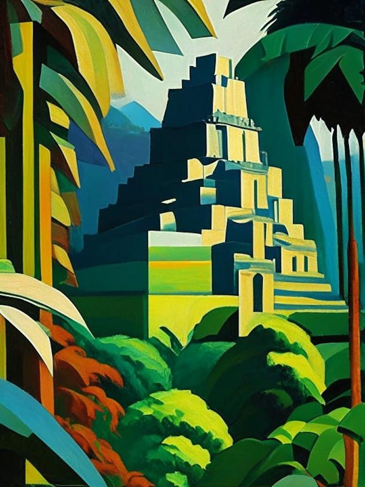 Tikal National Park Guatemala Cubo Futuristic