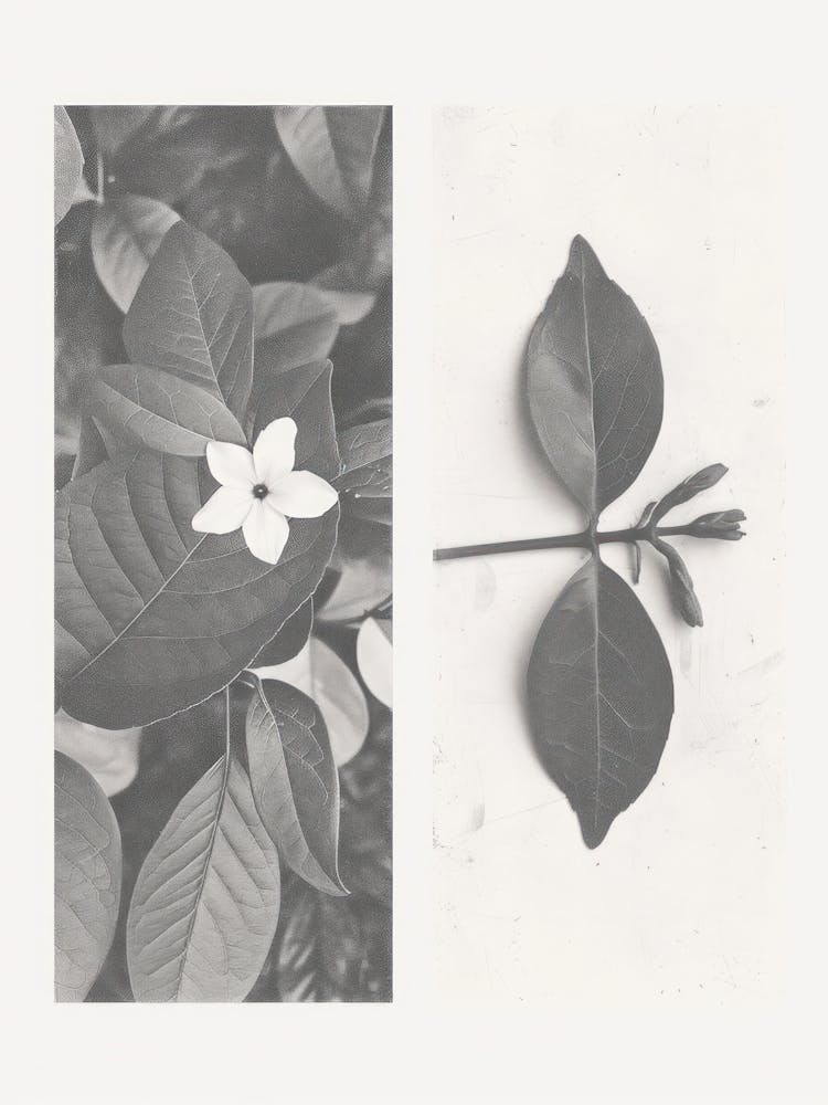 Jasmine Flower Photo Collage 1