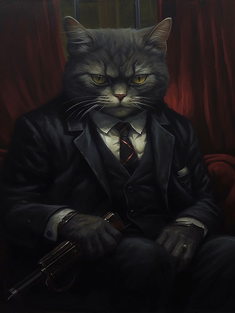 Gangster Cat Ukrainian Levkoy 2