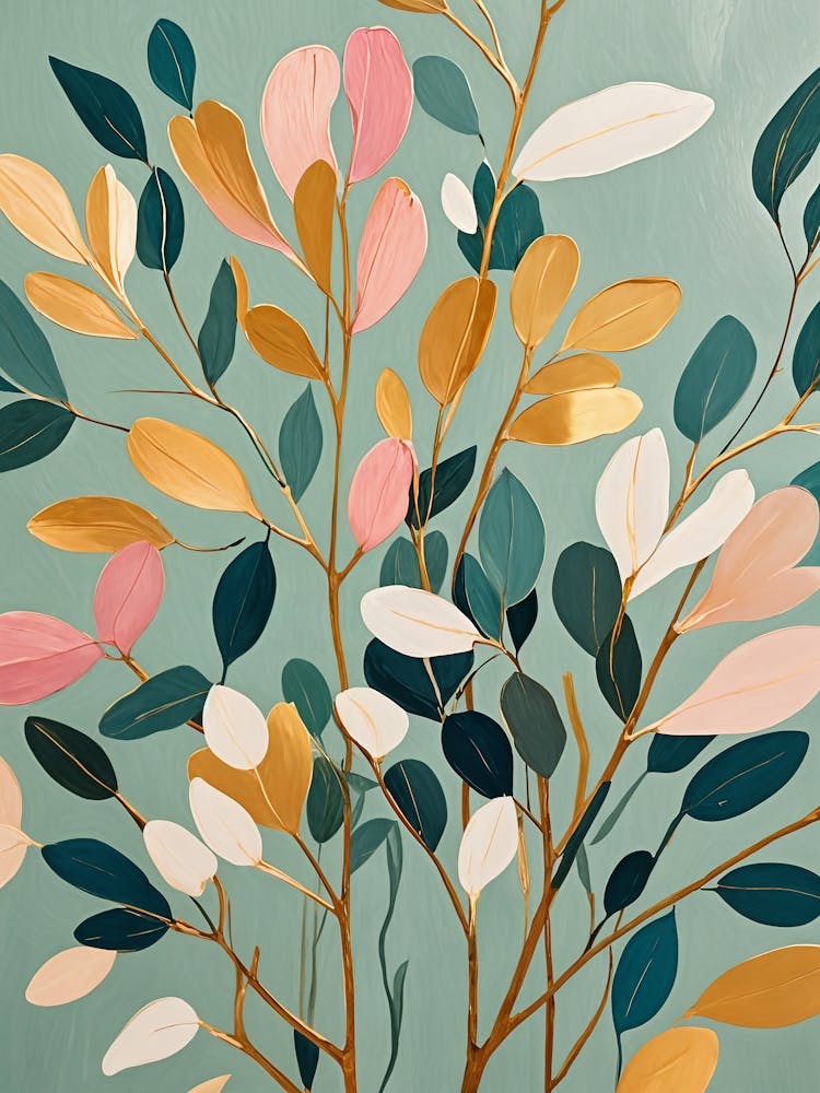 Painted Golden Branches no1