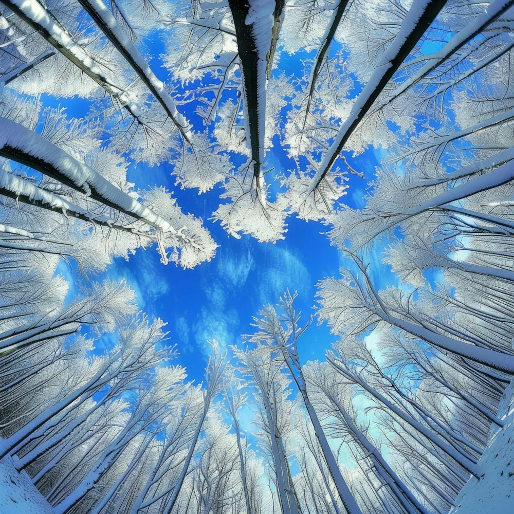 Snowy Forest Photo