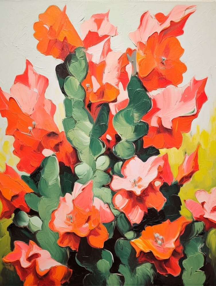Cactus Painting Fishhook 2